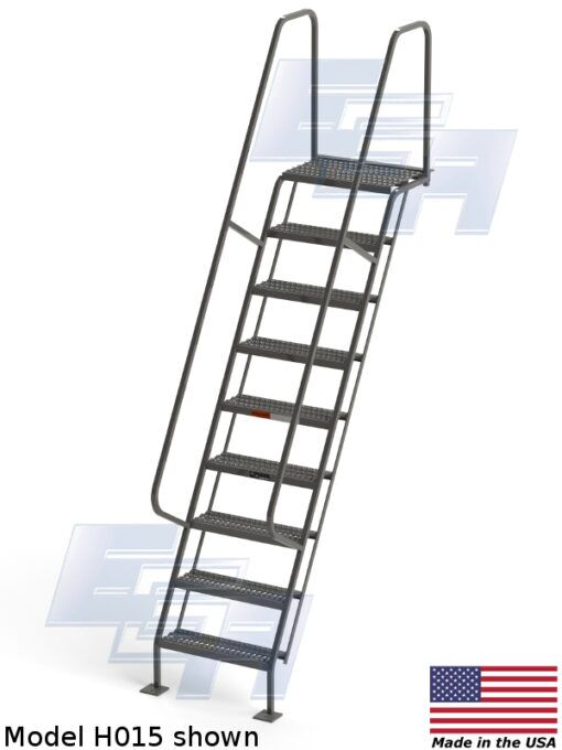 All-Welded Access Stairways – Grip Strut