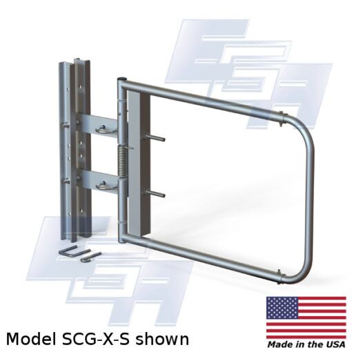 Industrial Swing Safety Gate (40″ – 48″ Wide Openings)