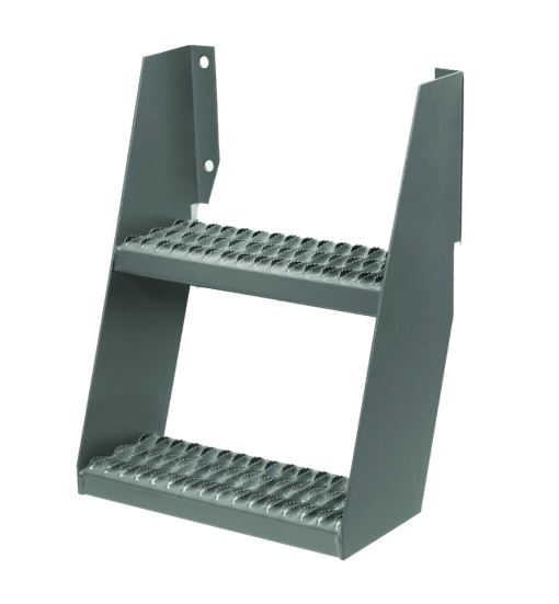 Two Step Wall-Mount Ladder – Grip Strut