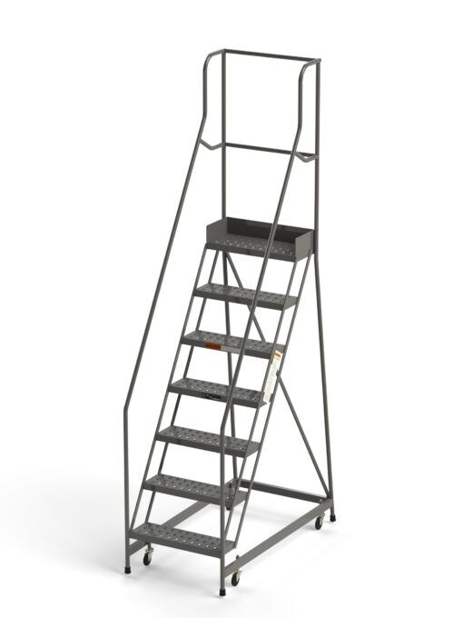 Industrial Rolling Ladders – Set Up – EZY Tread – CAL-OSHA