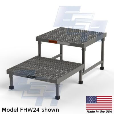 Two-Step Access Platform Serrated Tread FHW60 | EGA Products