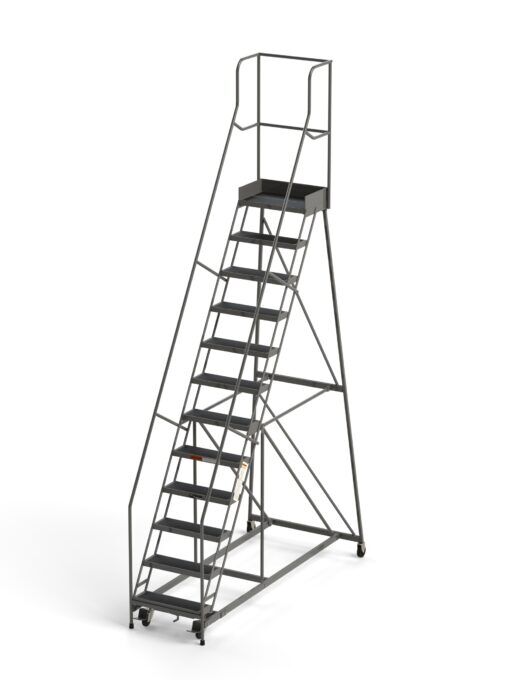 Industrial Rolling Ladders – Unassembled – Vinyl Rubber – CAL-OSHA