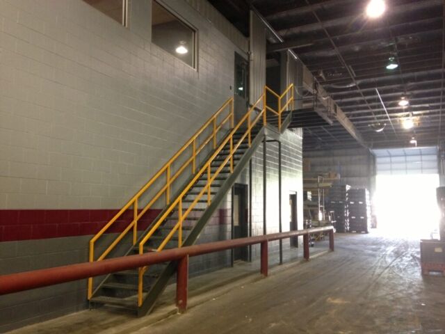 Customer Industrial Stairway OSHA Custom OSHA Compliant Industrial Stairway System